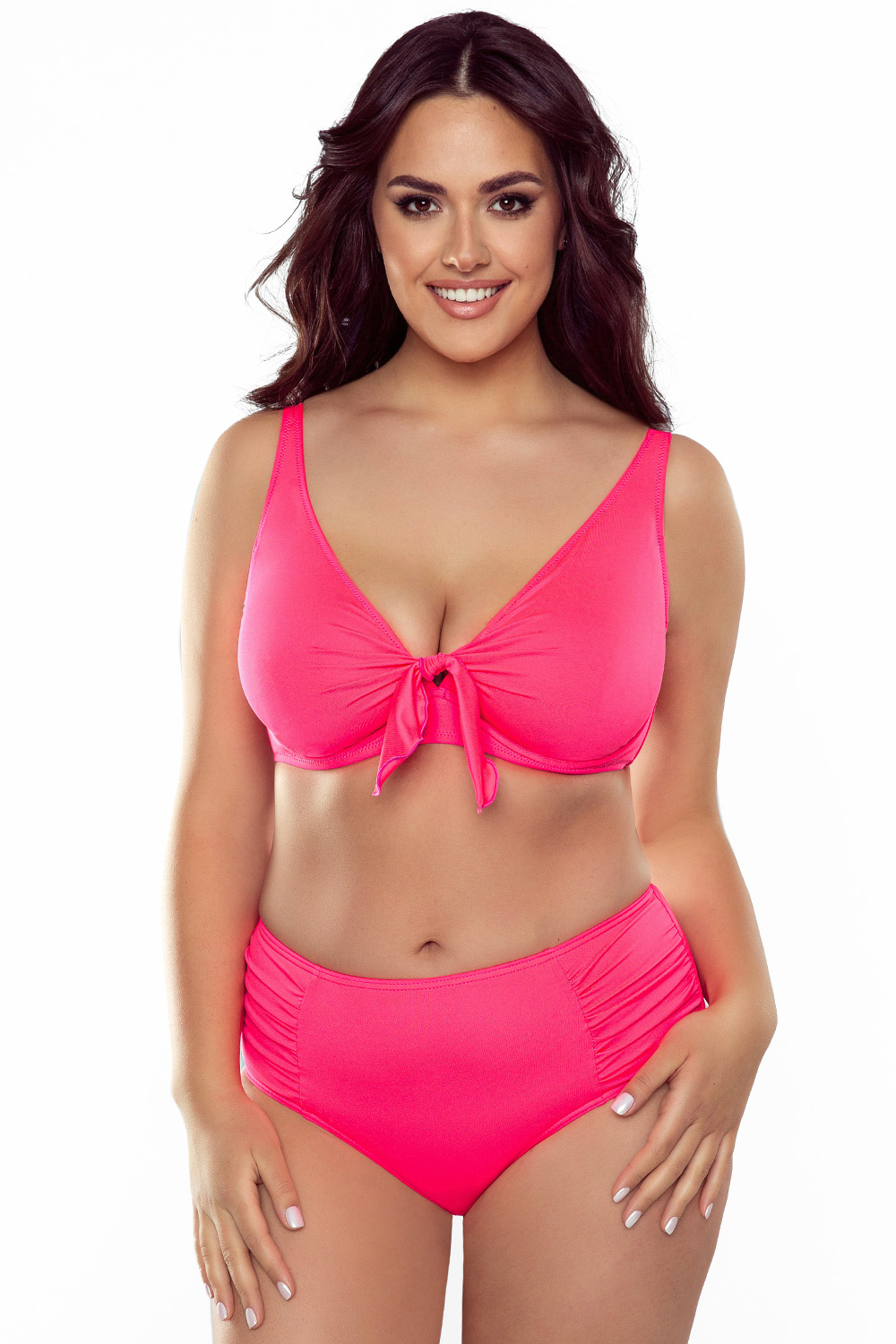 Vivisence Bikinihose Damen Bikini Unterteil Ideal Schwimmen und Sonnenbad 3002, neonpink