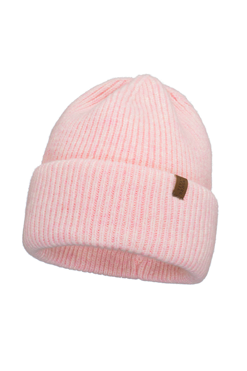 Vivisence Femme Bonnet Hiver Laine Merinos Confort Ajuste Chaleur Quotidienne, rose