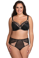 Vivisence Soft Bra Floral Lace With Rose Gold Details For Everyday Elegance 1081, black