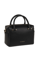 Vivisence Damen Handtasche Mit Schulterriemen Und Reißverschluss für Alltag, Schwarz