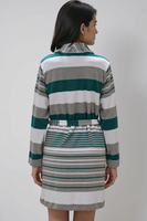 Vivisence Femme Robe De Chambre Coton avec Poches Ideal Pour Détente ou Spa 5030,