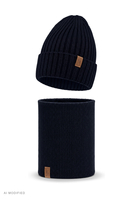 Sets Sets hat + loop scarf, dark blue