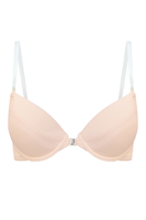 Vivisence Push Up BH Silikonträgern Verstellbar Für Rückenfreie Kleider 1012, beige