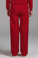 Vivisence Women's Sweatpants Wide Leg Lounge Relaxed Fit High Waist Knit Trousers With Elastic Waistband And Side Pockets Ideal For Casual Everyday Or Homewear Looks 9102, Red