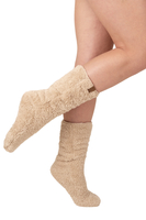 Vivisence Warm Socks Soft Cute And Durable Ankle-Length Winter Socks Made of Warm Fabric Perfect for Cold Evenings and as a Practical Gift Idea, beige