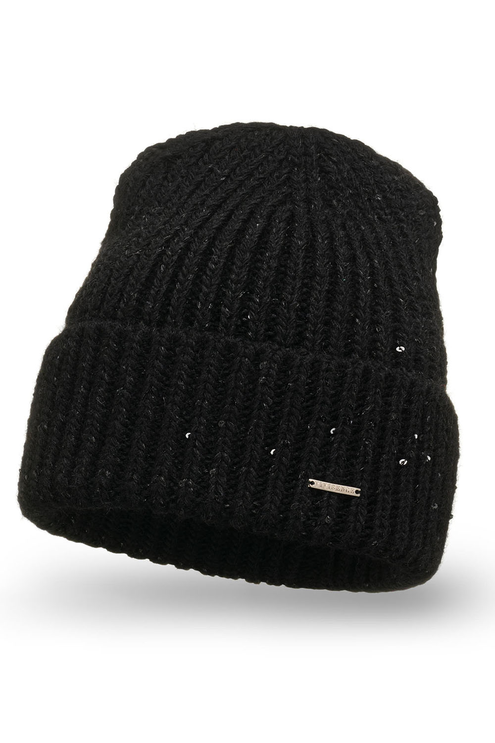 Vivisence Damen Mütze Winter Klassischen Strickmütze Stil Perfekte Passform 7088, schwarz