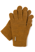 Vivisence Women's Gloves Warm Yarn Perfect For Cold Days 7204, honey