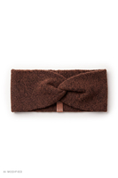 Vivisence Womens Headband Twisted Front Cold Weather Protection, brown