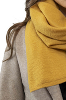 Vivisence Women's Winter Scarf Warm Comfortable For Cold Days 7101, honey