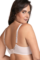 Vivisence Damen Buegel BH Mit Spitze Und Mesh Komfortabler Halt Angenehme Passform Und Feminines Dekollete, Beige