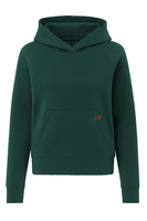 Vivisence Women Hoodie Sweatshirt Cotton Hood Pocket Casual Sportswear, green