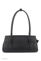 Vivisence T0039 Sac à bandoulière femme simili cuir baguette élégant, noir