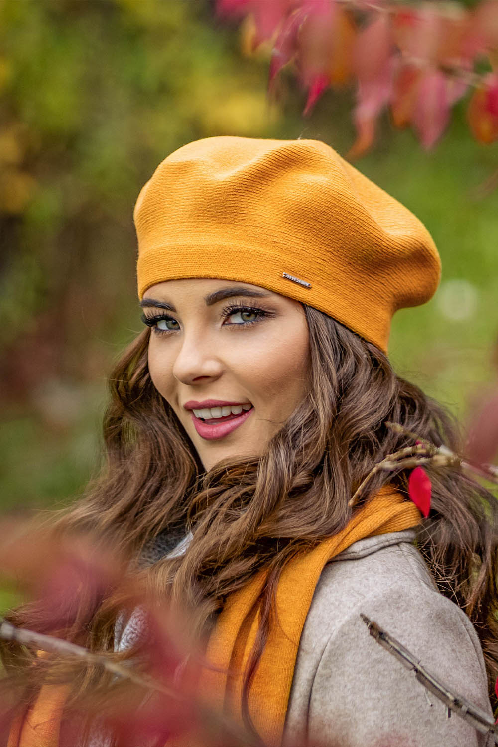 Vivisence Béret Femme Chaud Et Douillet Protection Contre Le Froid 7005, miel