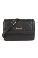 Vivisence Sac a Main Femme 2 en 1 Sac Bandoulière Compacte Fonctionnelle, noir