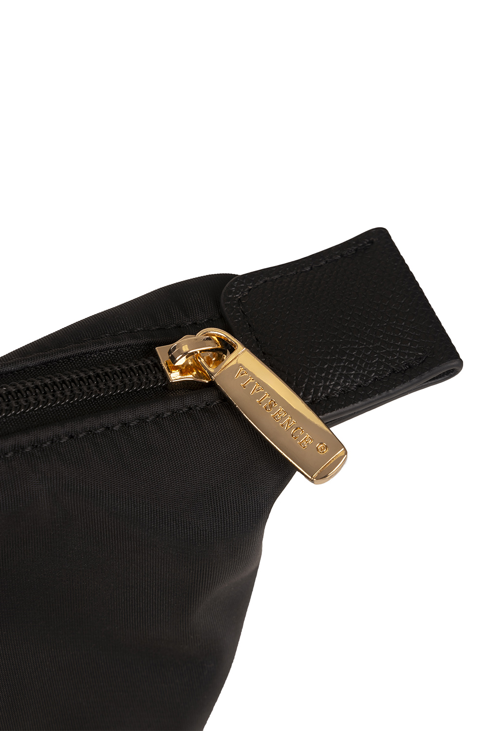 Vivisence Femme Sac À Bandoulière Fermeture À Glissière Élégance Décontractée, noir
