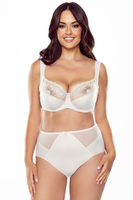 Vivisence smooth lace high waisted briefs 1056, Beige