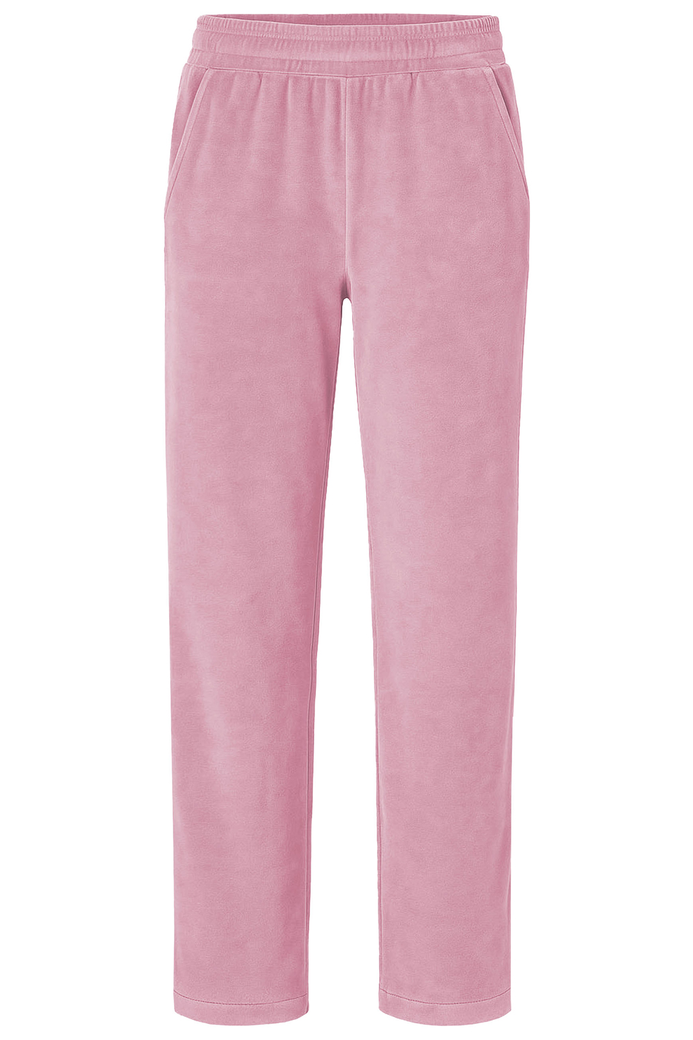 Vivisence Women's Velour Sweatpants Jogging Bottoms Loose Sports Trousers With Side Pockets Elastic Waistband Loungewear Soft Casual Comfortable Bottoms, 