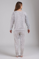 Vivisence Two-piece women's pyjama set 2023, Grey