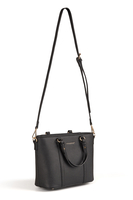 Vivisence Sac Porté Main Femme Compartiment Zippé L'élégance au Quotidien, noir