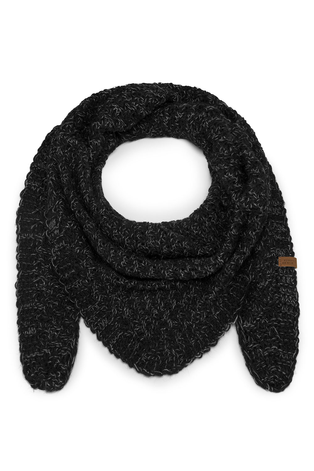 Vivisence Femme Écharpe Hiver Maille Douce Chaude Style Et Confort Quotidien, noir