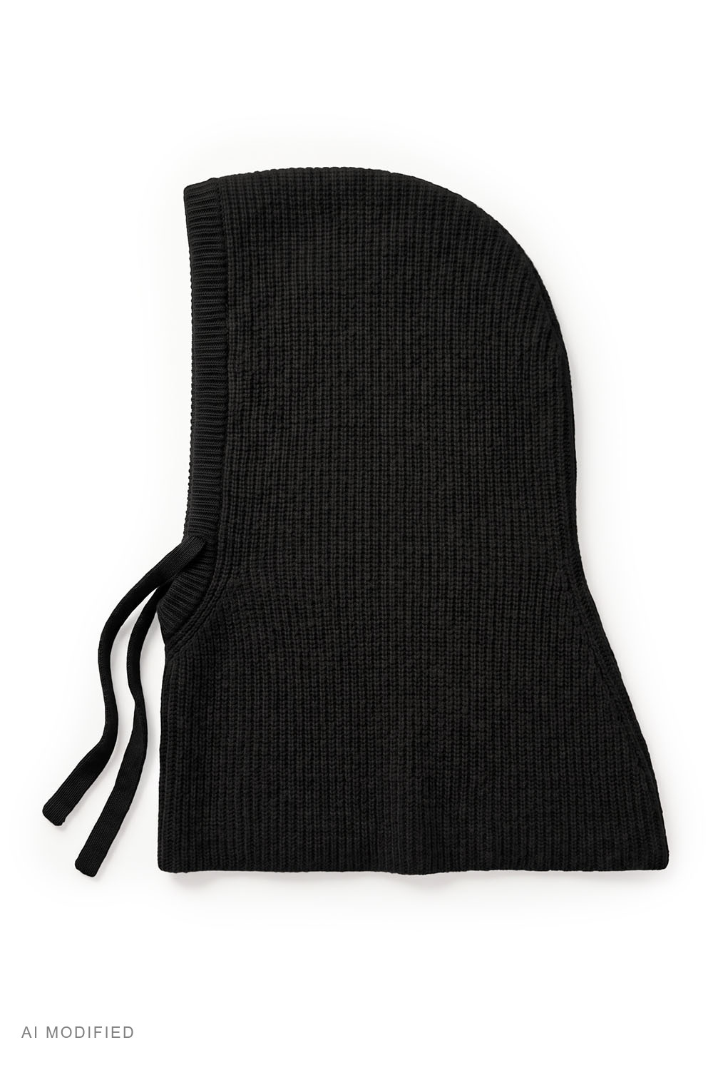 Vivisence femme capuche à nouer ajustable protection complète tête, noir