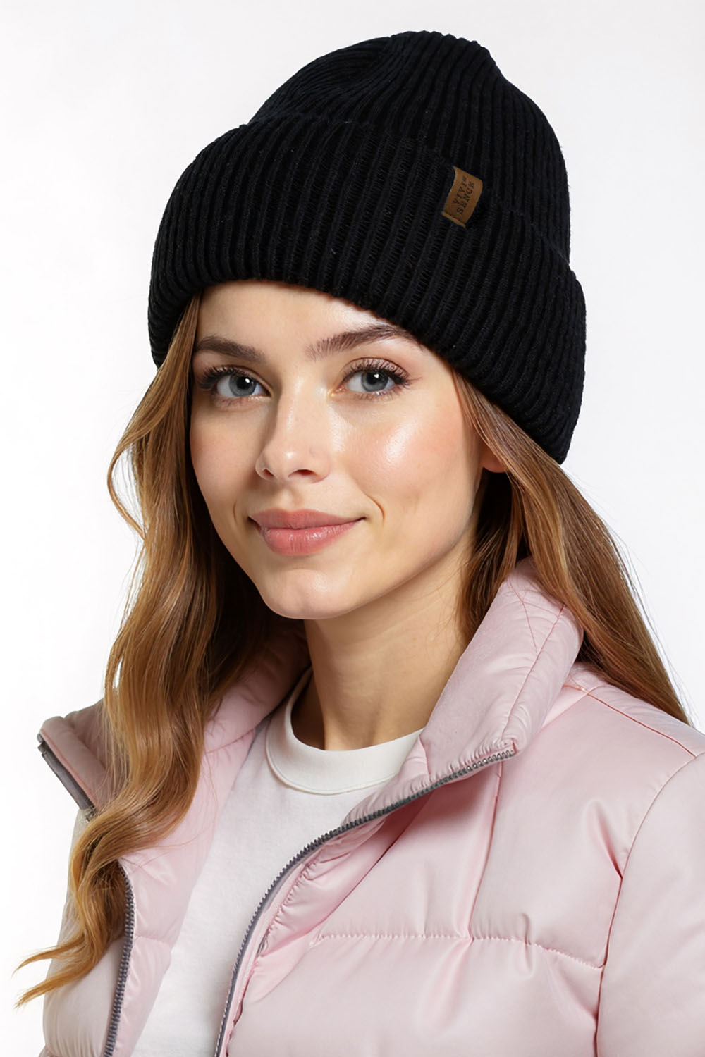 Vivisence Women Winter Hat And Scarf Set Merino Blend Warm Everyday Comfort, Black