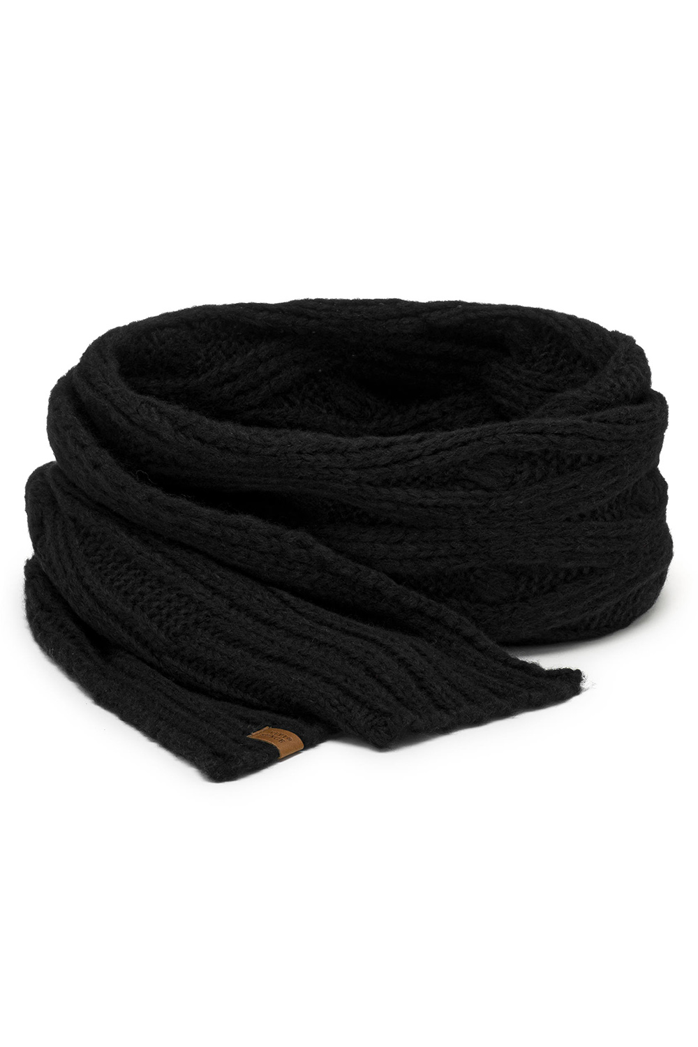 Vivisence Femme Écharpe Hivernale Laine Et Coton Douce Et Chaude Au Quotidien, noir