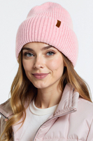 Vivisence Femme Bonnet Hiver Laine Merinos Confort Ajuste Chaleur Quotidienne, rose