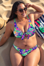 Vivisence 3203 top de bikini à rayures top qualité style classique, multicolour