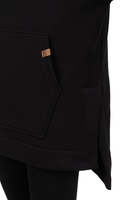 Vivisence Leggings Femme Côtelés En Coton Élasthanne Confort Quotidien, noir