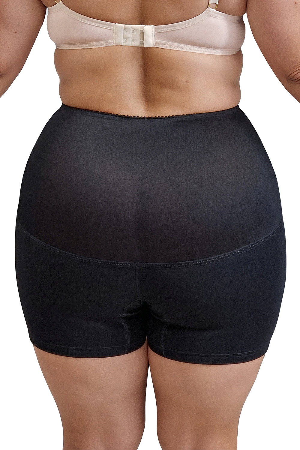 Vivisence Women's Slimming Shorts Cotton High Waist Invisible Under Clothes 4102, Black