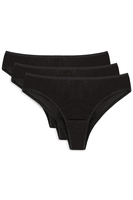 Vivisence Brazilian briefs in 3-pack 4018 3-pack, black
