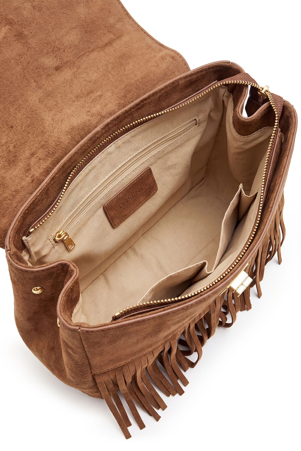 Vivisence T0036 Handtaschen Handtasche, Hellbraun