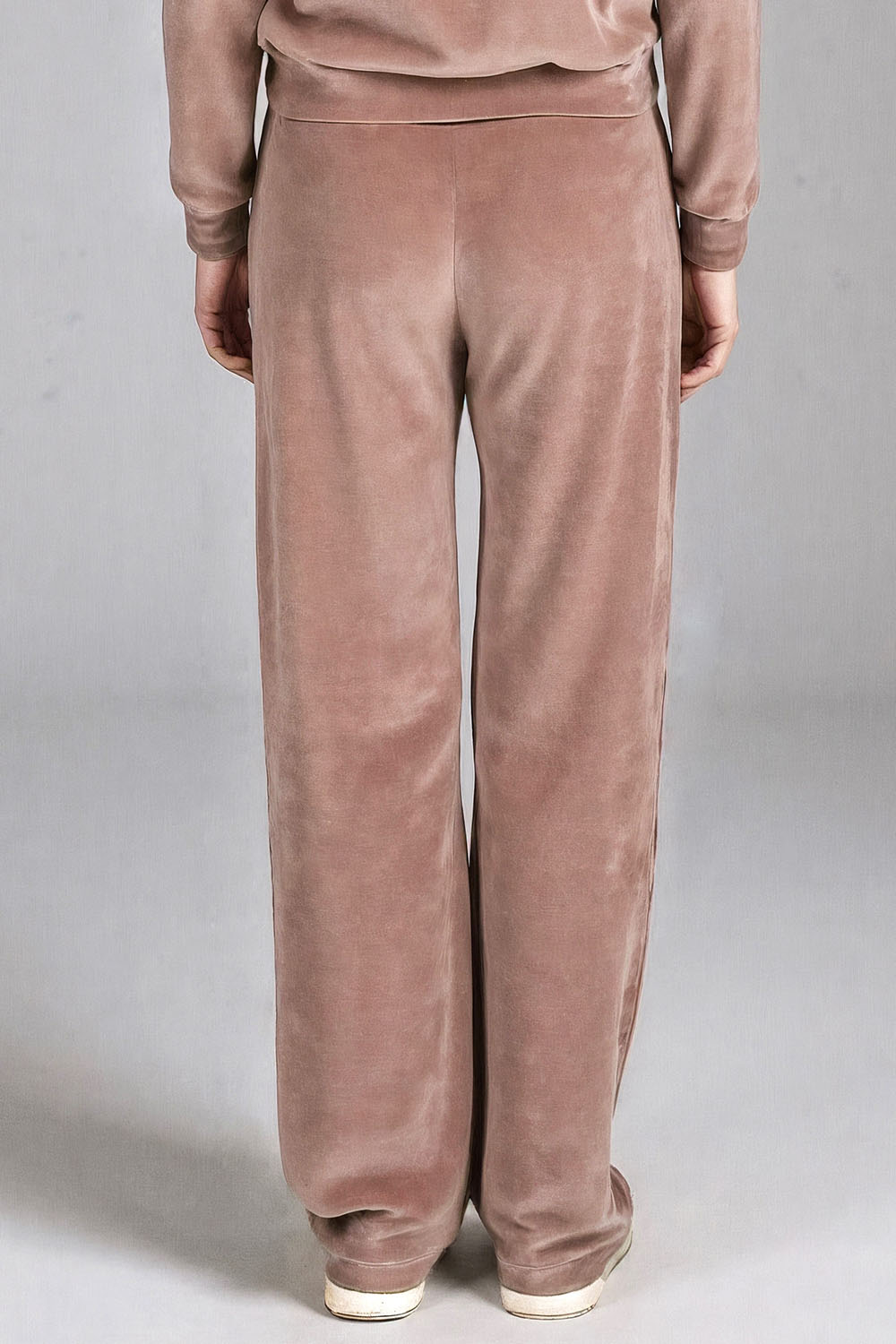 Vivisence Women's Velour Sweatpants Jogging Bottoms Loose Sports Trousers With Side Pockets Elastic Waistband Loungewear Soft Casual Comfortable Bottoms,