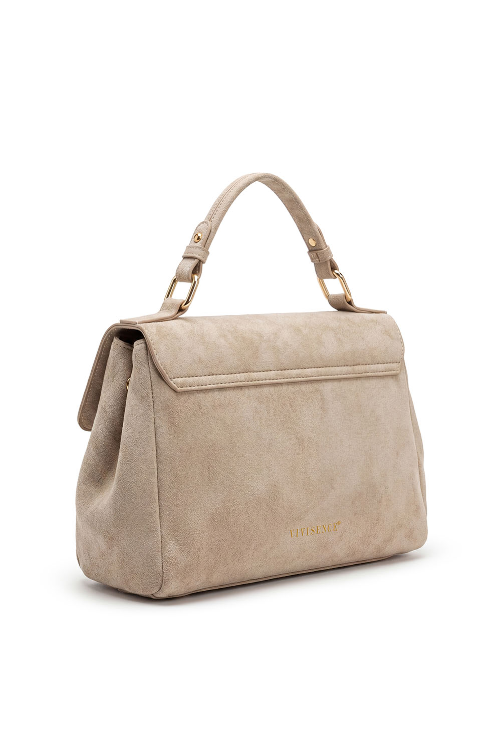 Vivisence Women Top Handle Handbag Fringe Detail Adjustable Strap Easy Wear, Grey