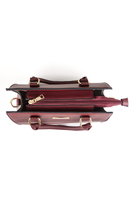 Vivisence Sac a Main Femme Bandoulière Parfait Style Et Confort, bordeaux