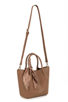Vivisence Femme Sac À Bandoulière Pochette Cosmetic Amovible pour Tous Les Jours, marron