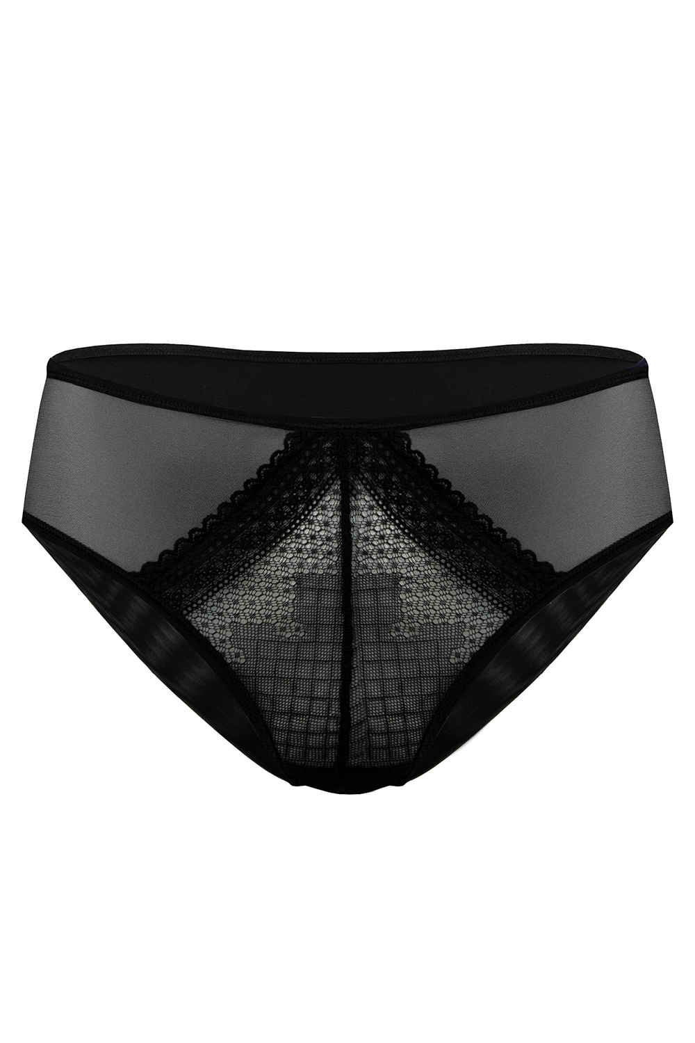 Vivisence culotte slip 1041, beige-noir