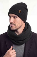 Vivisence M7013 Couvre-chef casquettes, noir