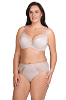 Vivisence Ladies Knickers High Waist Lace Elegant And Comfortable With Wide Gusset Feminine Design For Optimal Support And A Refined Look 1081/82, Beige