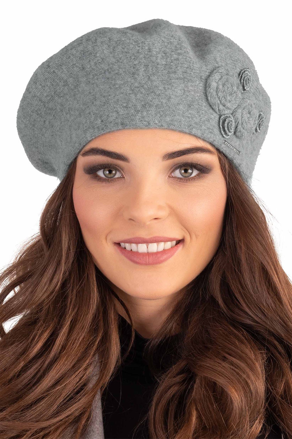 Vivisence Béret En Laine Femme Protection Thermique Pour Les Jours Froids 7037, gris clair