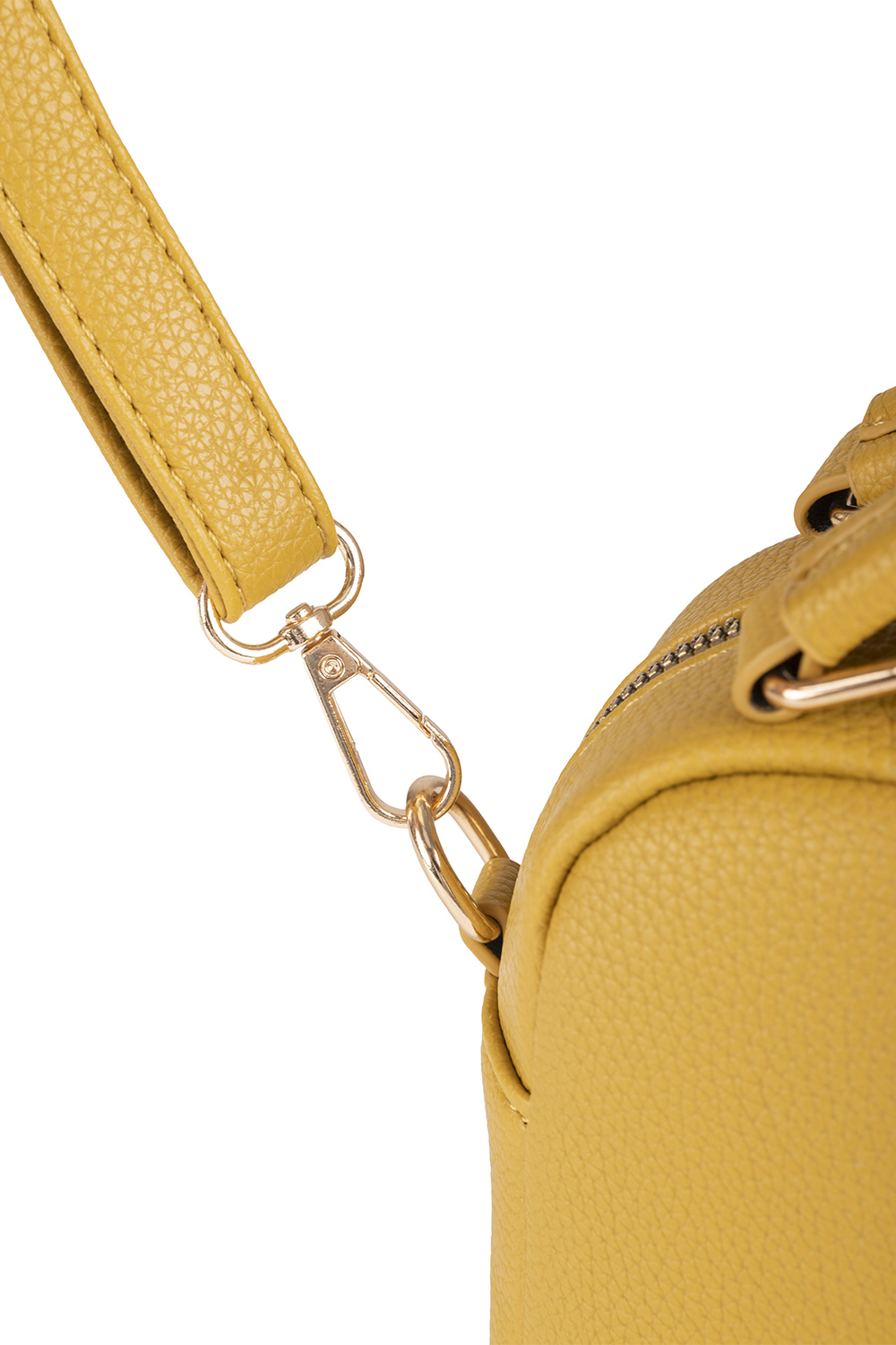 Vivisence Damen Schultertasche Geflochtenes Design Ideal für den Alltag, Gelb