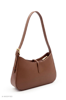 Vivisence T0046 Shoulder Bag Women's Baguette 100% Polyurethane Handbag, brown