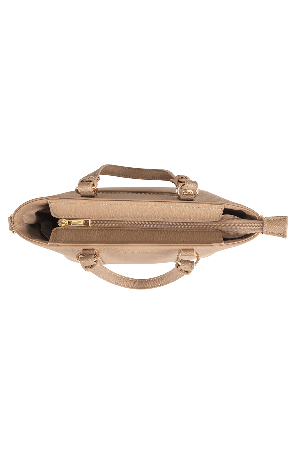 Vivisence Damen Schultertasche mit Reißverschluss Verstellbarer Riemen, Beige