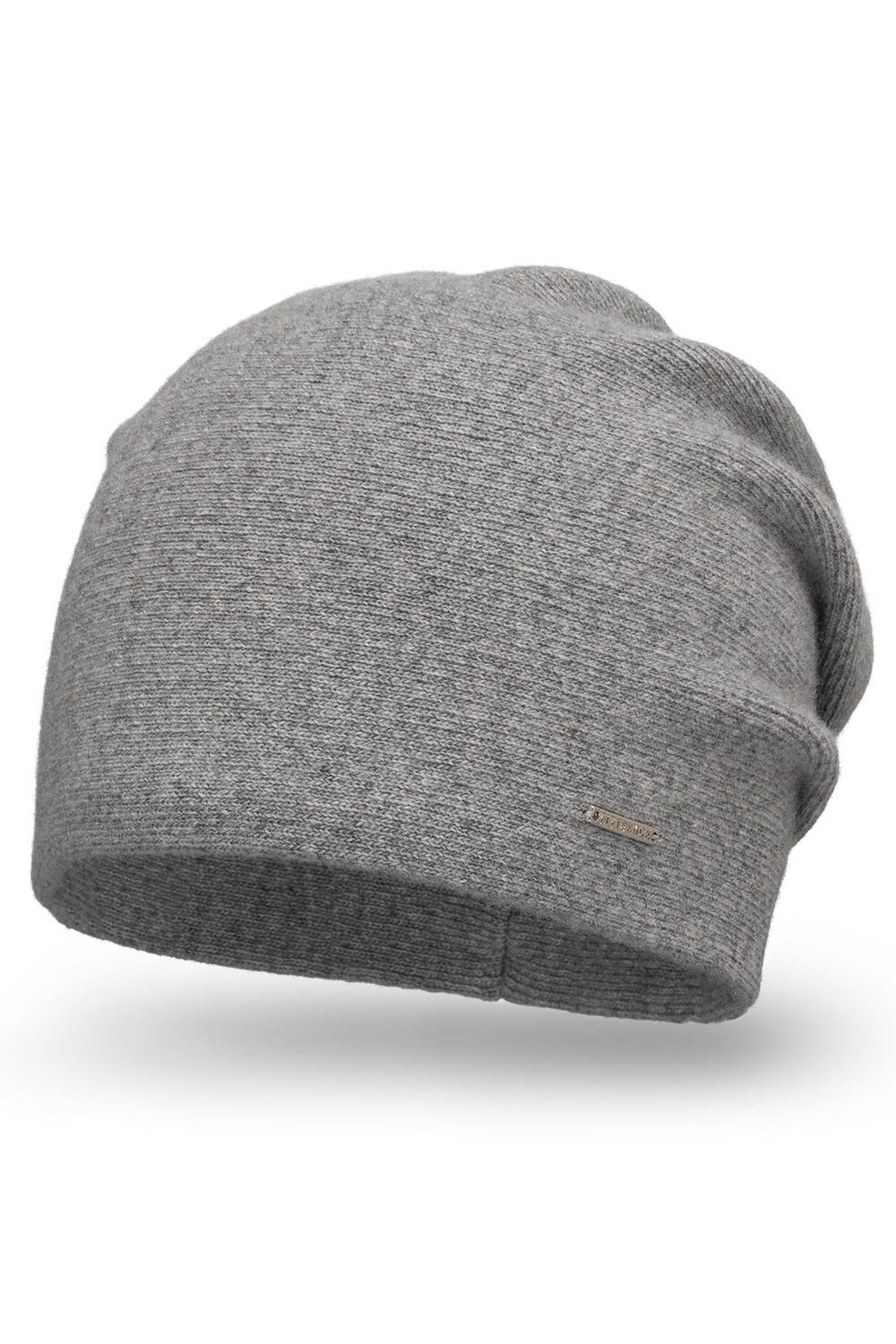 Vivisence Bonnet Femme En Laine Plissé Doublé Polaire Confort Quotidien 7085, gris clair
