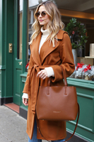 Vivisence Women's Handbag Adjustable Shoulder Strap Everyday Comfort, brown