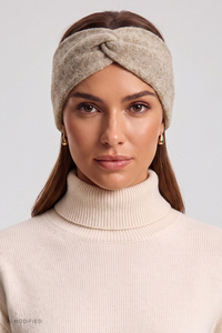 Vivisence 70124 Couvre-chef bandeaux, beige