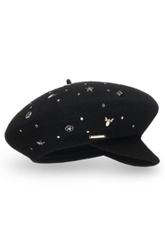 Vivisence Women's Cap Winter Handcrafted Autumn Antistatic 7062, black