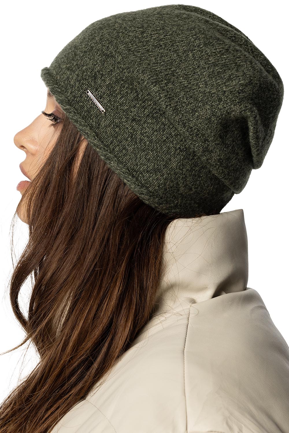 Vivisence Women's Winter Set Including Hat Scarf And Gloves With Perfect Fit Design Warm And Soft Woolen Yarn Insulated Lining Ideal For Cold Winter And Autumn Days, green melange