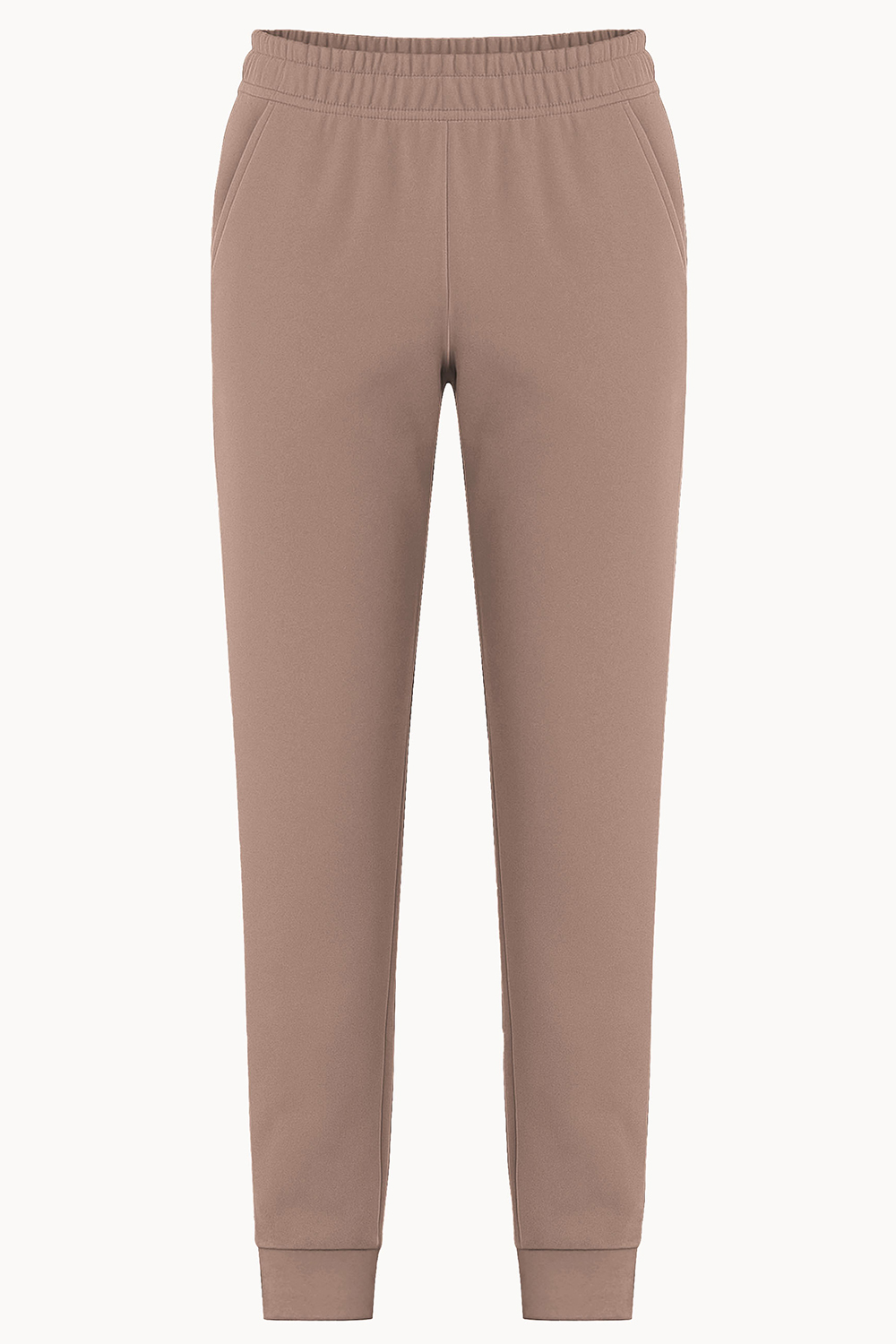 Vivisence Jogginghose Baumwolle Lockerer Schnitt Elastikbund Ideal Für Freizeit 9103, beige